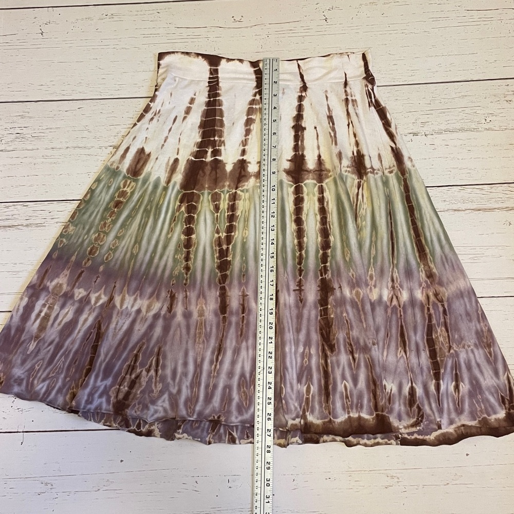 Tryst Tie Dye Cotton Skirt, size M - Picture 12 of 12